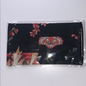 Johnny Was cotton face mask black floral 3/$25